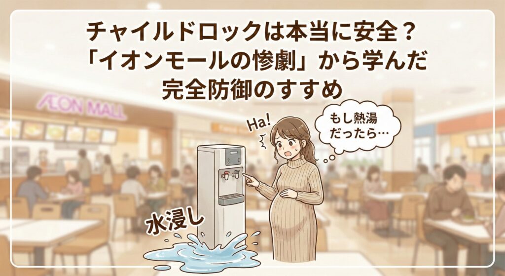 【1歳児の突破力】チャイルドロックは本当に安全？「イオンモールの惨劇」から学んだ完全防御のすすめ